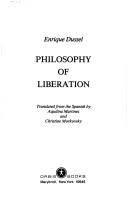 Front cover of Philosophy of liberation by Enrique D. Dussel