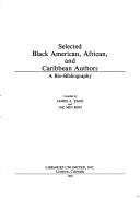 Front cover of Selected Black American, African, and Caribbean authors by Page, James A.
