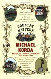 Cover of Country matters by Michael Korda