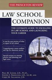 Front cover of Law school companion by Paul Michael Lisnek