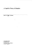 Cover of A cognitive theory of metaphor by Earl R. Mac Cormac
