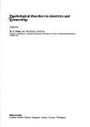 Front cover of Psychological disorders in obstetrics and gynaecology by Robert G. Priest