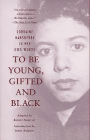 Front cover of To be young, gifted, and black by Robert Nemiroff