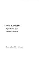 Cover of Louis L'Amour by Robert L. Gale