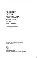 Front cover of Prophet of the New Drama by Thomas Postlewait