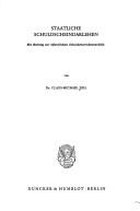 Cover of Staatliche Schuldscheindarlehen by Claus-Michael.* Dill