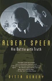 Cover of Albert Speer by Gitta Sereny