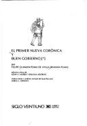 Front cover of Primer nueva coronica i buen gobierno by Felipe Guamán Poma de Ayala