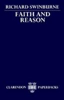Cover of Faith and reason by Richard Swinburne
