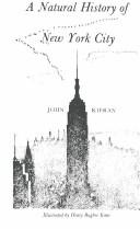 Front cover of A natural history of New York City by John Kieran