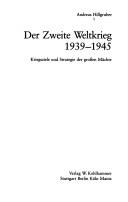 Front cover of Der Zweite Weltkrieg 1939-1945 by Andreas Hillgruber