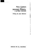 Front cover of Invasió subtil i altres contes by Pere Calders