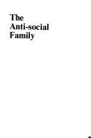 Front cover of The Anti-Social Family by Michèle Barrett