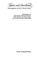 Front cover of Islam und Abendland by Ary A. Roest Crollius