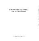 Front cover of Karl Friedrich Schinkel by Karl Friedrich Schinkel