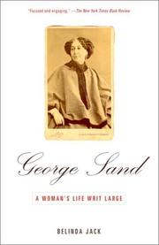 Cover of George Sand by Belinda Jack