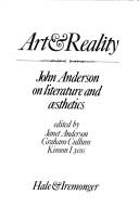 Cover of Art & reality by John Anderson