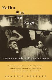 Front cover of Kafka was the rage by Anatole Broyard