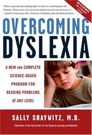 Cover of Overcoming Dyslexia by Sally Md Shaywitz