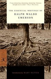 Front cover of The Essential Writings of Ralph Waldo Emerson by Ralph Waldo Emerson