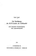 Front cover of Organisation und Führung landwirtschaftlicher Grossunternehmen in der DDR by Vladislav Bajaja