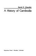 Front cover of A history of Cambodia by David P. Chandler