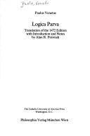Cover of Logica parva by Paolo Veneto