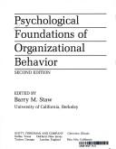 Front cover of Psychological foundations of organizational behavior by Barry M. Staw