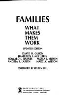 Front cover of Families, what makes them work by David H. L. Olson