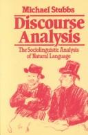 Cover of Discourse analysis by Michael Stubbs