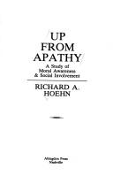 Cover of Up from apathy by Richard A. Hoehn