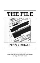 Cover of The file by Penn Kimball