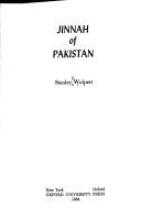 Front cover of Jinnah of Pakistan by Stanley A. Wolpert