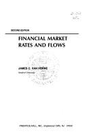 Cover of Financial market rates and flows by James C. Van Horne