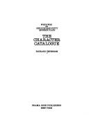 Front cover of The character catalogue by Richard Peterson