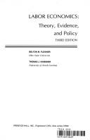 Front cover of Labor economics by Belton M. Fleisher
