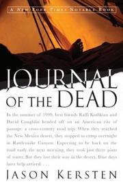Front cover of Journal of the Dead by Jason Kersten
