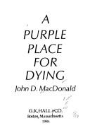 Cover of A Purple Place for Dying by John D. MacDonald