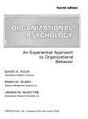 Front cover of Organizational psychology by David A. Kolb