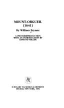 Cover of Mount-Orgueil (1641) by William Prynne