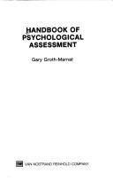 Front cover of Handbook of Psychological Assessment, 3rd Ed, with WAIS-III Supplement by Gary Groth-Marnat