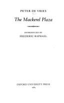 Cover of The Mackerel Plaza by Peter De Vries