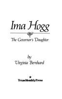 Cover of Ima Hogg by Virginia Bernhard