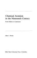 Front cover of Chemical atomism in the nineteenth century by Alan J. Rocke