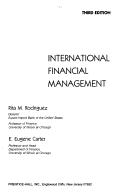 Front cover of International financial management by Rita M. Rodriguez