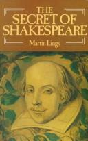 Front cover of The secret of Shakespeare by Martin Lings