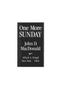 Cover of One More Sunday by John D. MacDonald