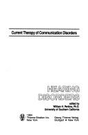 Cover of Hearing disorders by Perkins, William H.