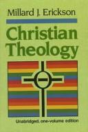 Front cover of Christian theology by Millard J. Erickson