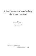Front cover of A Southwestern vocabulary by Cornelius Cole Smith